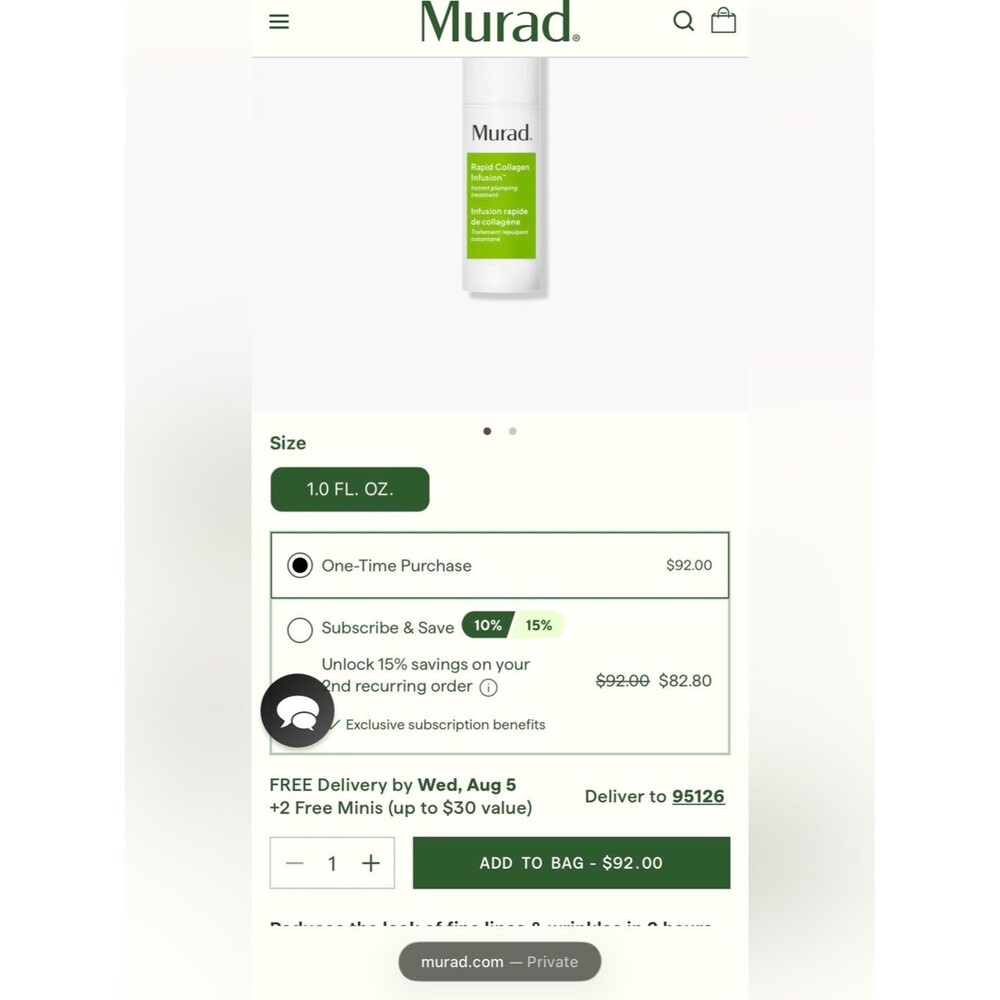 Murad Resurgence Rapid Collagen Infusion - Treatment - Picture 4 of 4